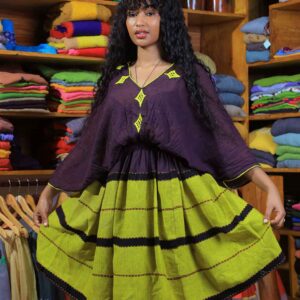 Brown Mid dress I010