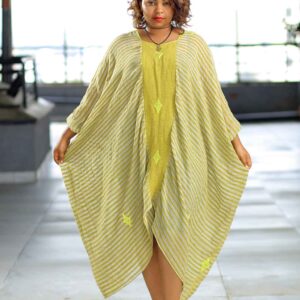 Goldenrod mid dress I024