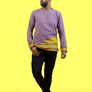 Light purple men Top L015