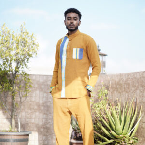 Brown Enkutatash Men's Set