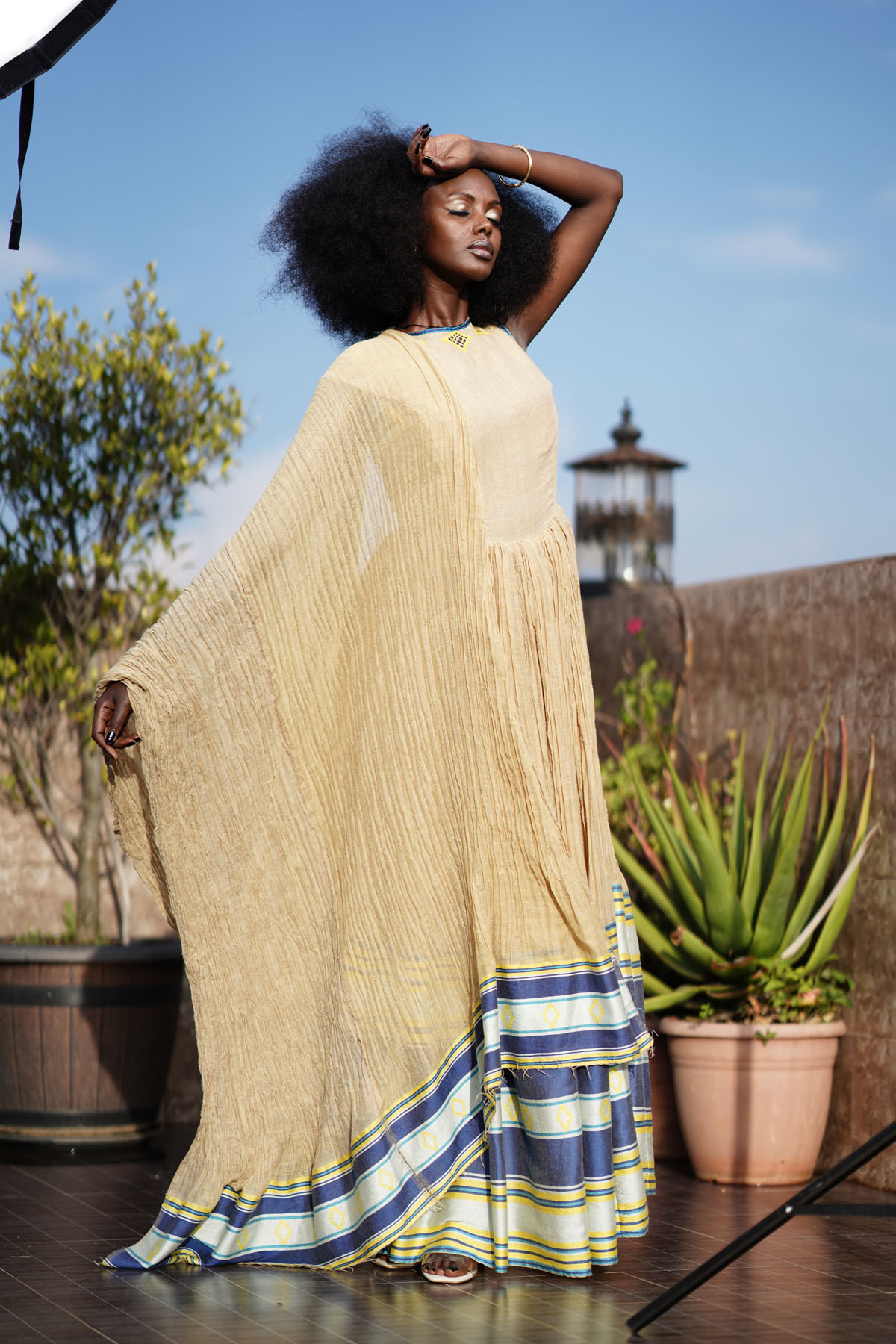 Cream Ballroom Dress - Image 3