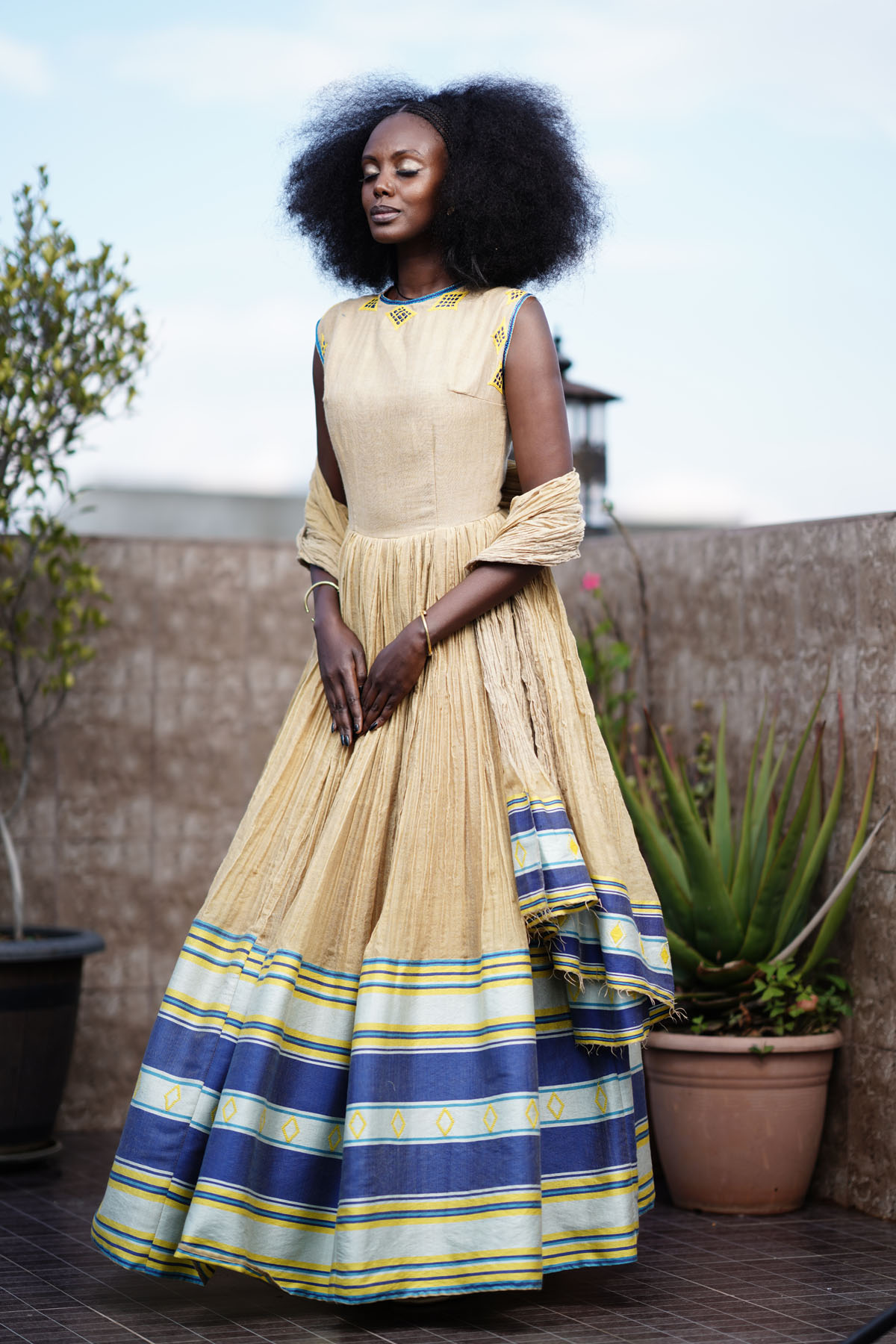 Cream Ballroom Dress