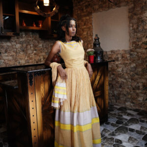 Cream Enkutatash Dress