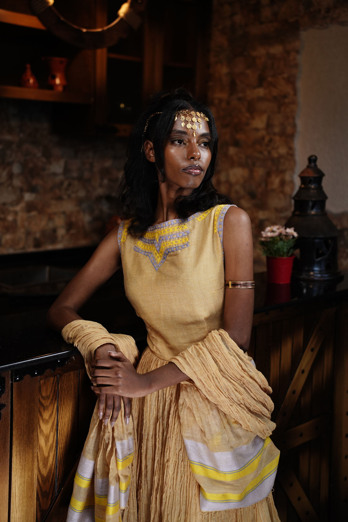 Cream Enkutatash Dress - Image 4