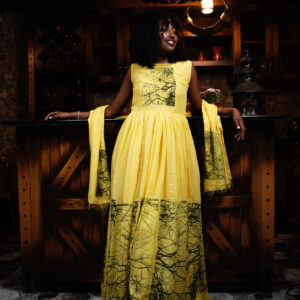 Adey Light Yellow Dress