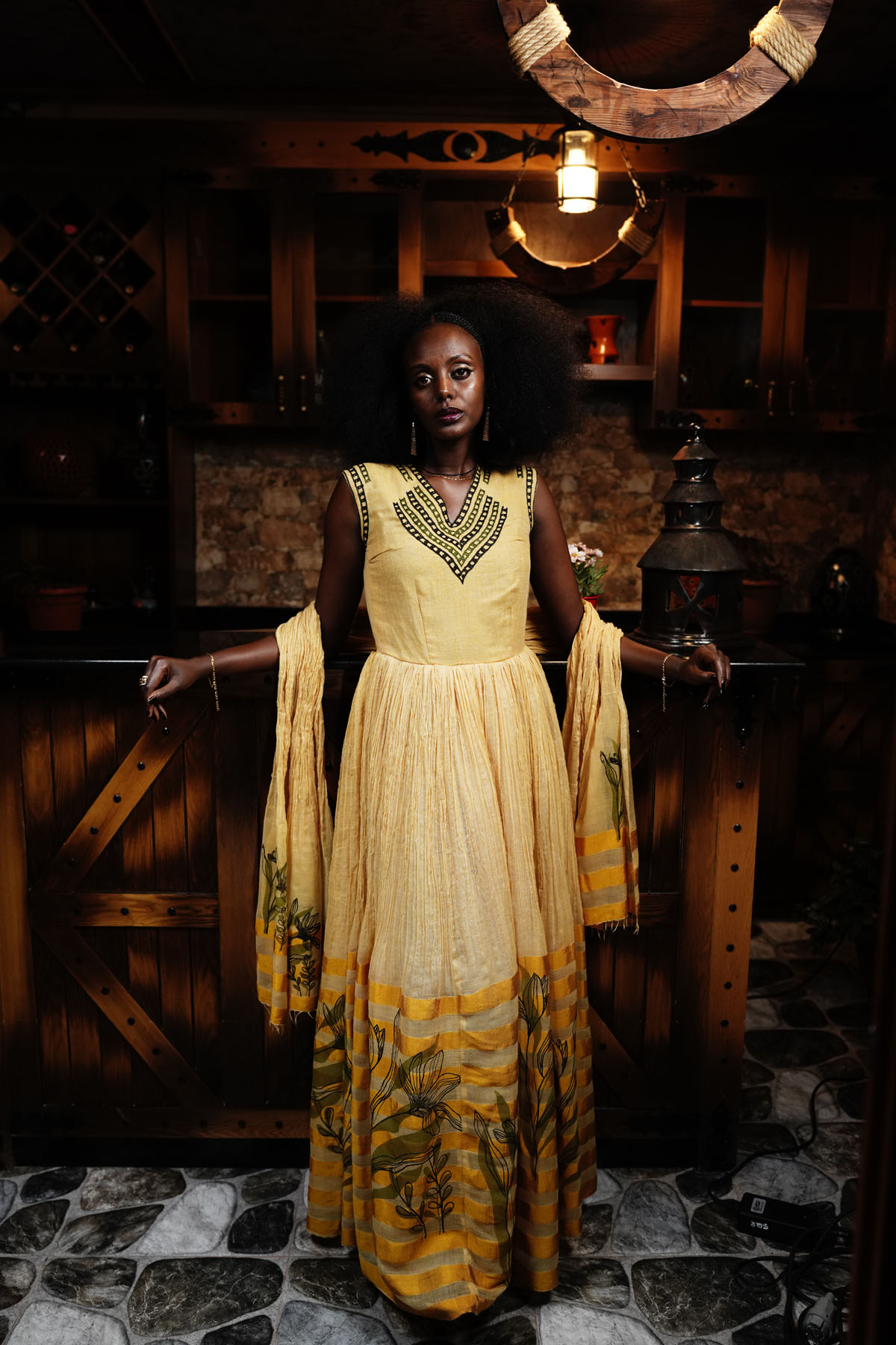 Adey Royal Yellow Dress