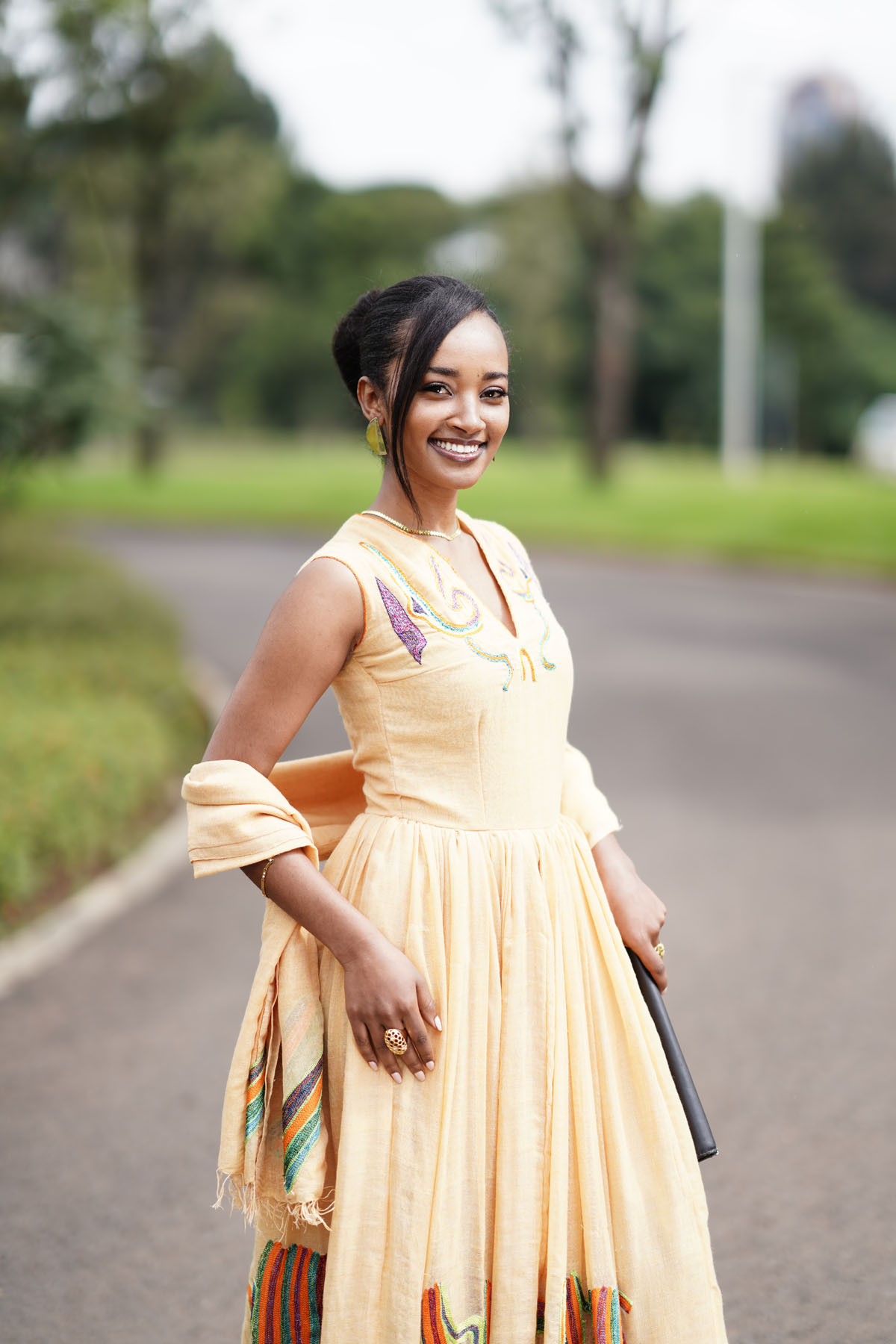 Royal Cream Adey Dress - Image 2