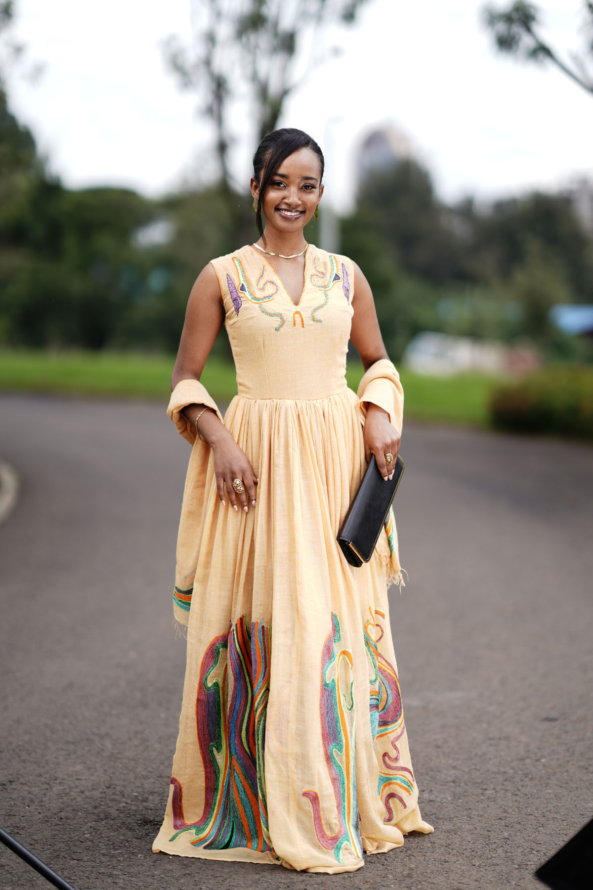 Royal Cream Adey Dress - Image 9