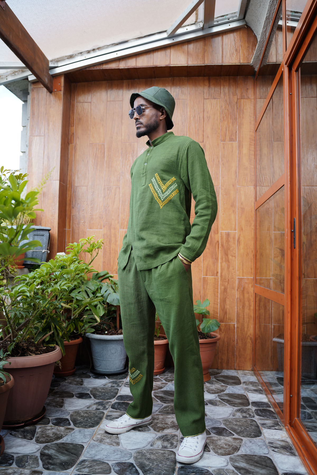 Green Enkutatash Men's wear - Image 2