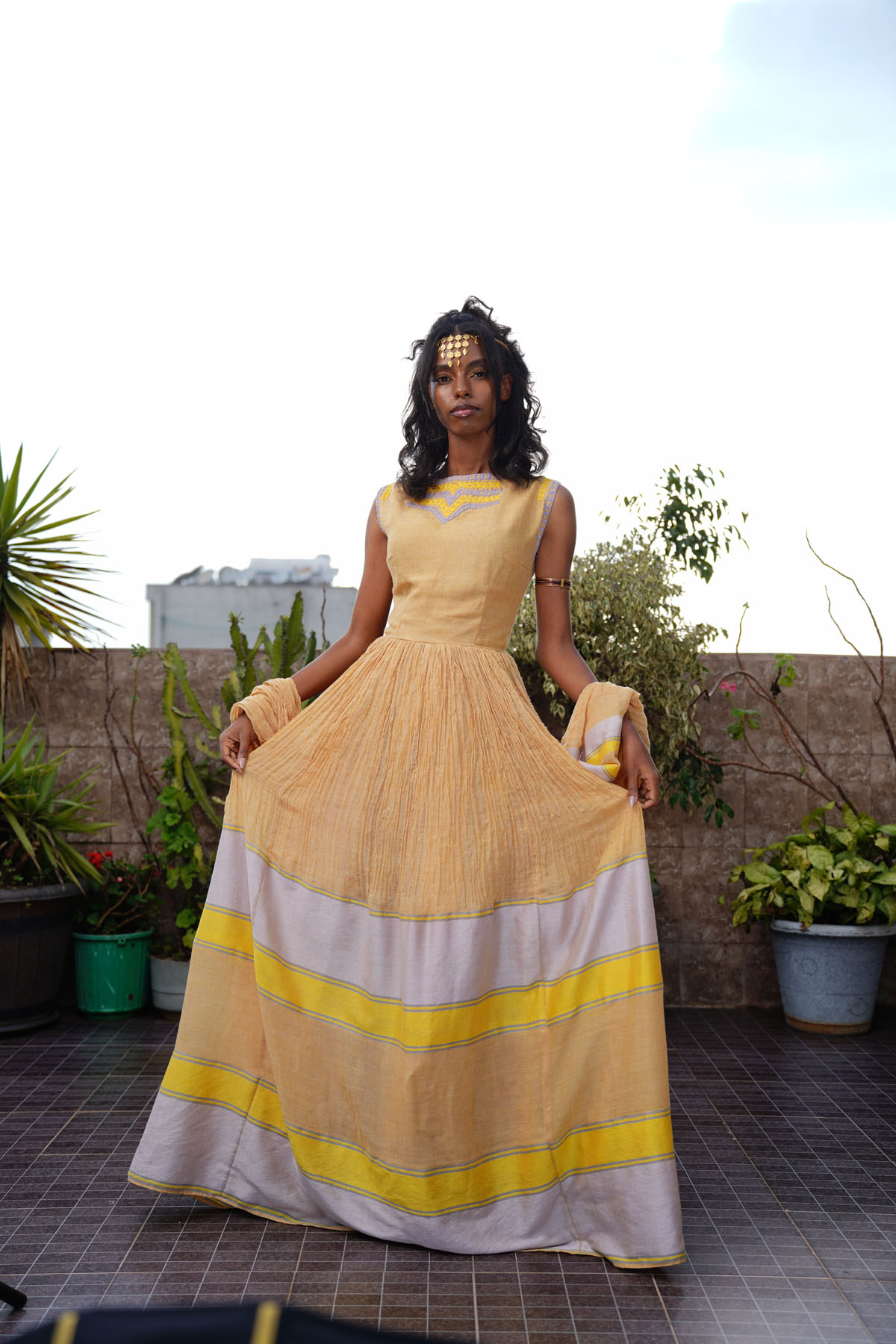 Cream Enkutatash Dress - Image 3